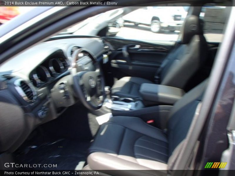 Carbon Black Metallic / Ebony 2014 Buick Enclave Premium AWD