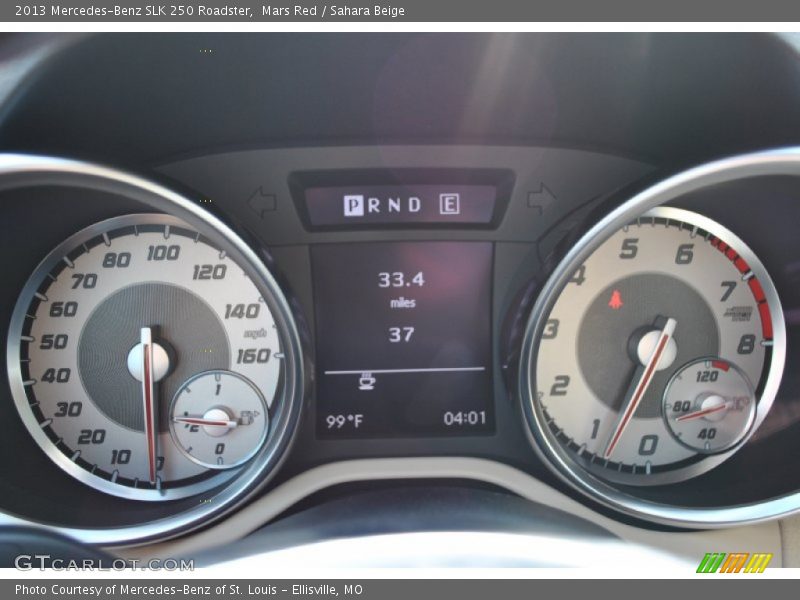 Mars Red / Sahara Beige 2013 Mercedes-Benz SLK 250 Roadster