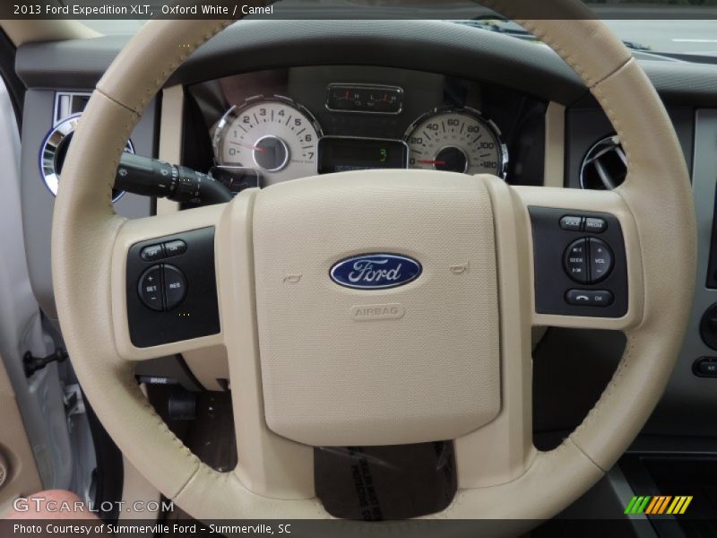Oxford White / Camel 2013 Ford Expedition XLT