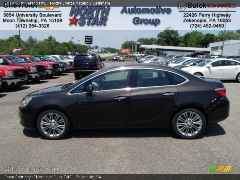 Mocha Bronze Metallic / Cashmere 2013 Buick Verano FWD