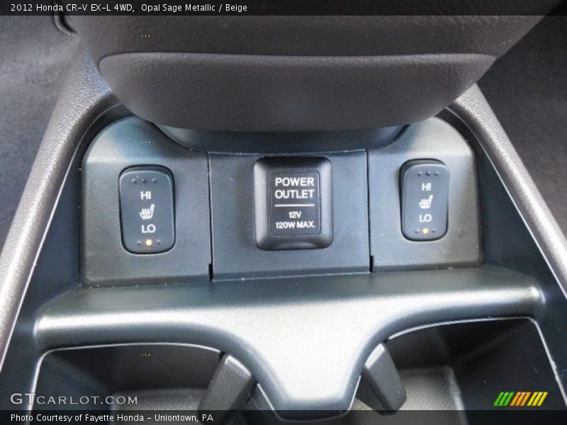 Opal Sage Metallic / Beige 2012 Honda CR-V EX-L 4WD