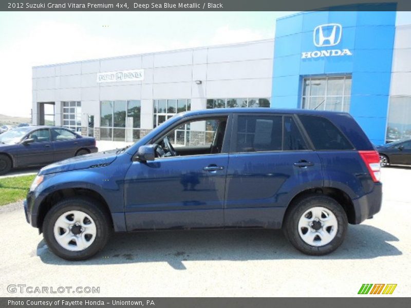 Deep Sea Blue Metallic / Black 2012 Suzuki Grand Vitara Premium 4x4