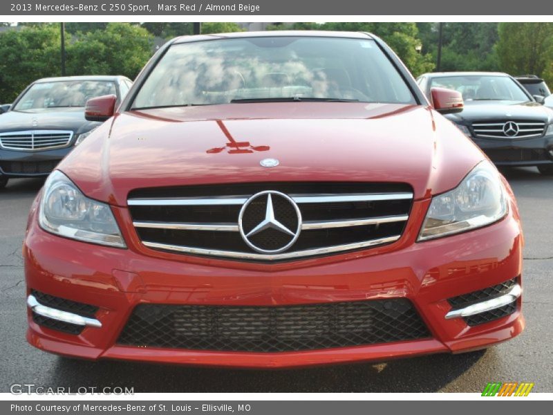 Mars Red / Almond Beige 2013 Mercedes-Benz C 250 Sport