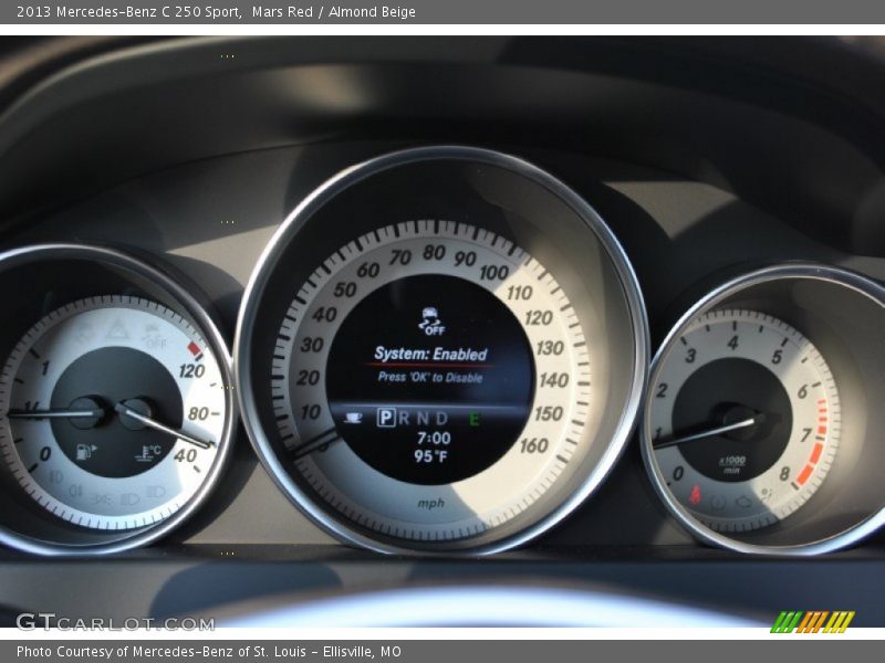 Mars Red / Almond Beige 2013 Mercedes-Benz C 250 Sport