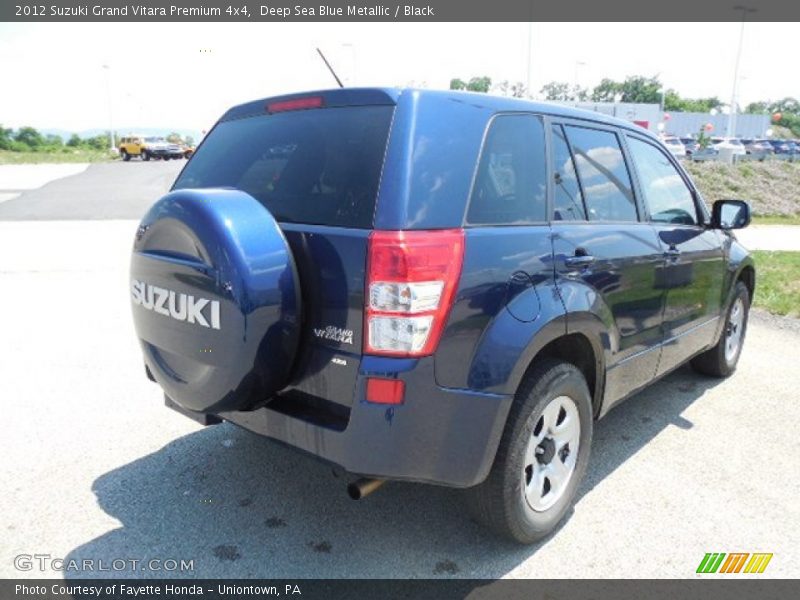 Deep Sea Blue Metallic / Black 2012 Suzuki Grand Vitara Premium 4x4