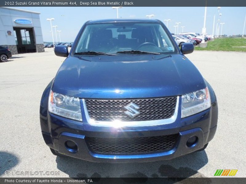 Deep Sea Blue Metallic / Black 2012 Suzuki Grand Vitara Premium 4x4