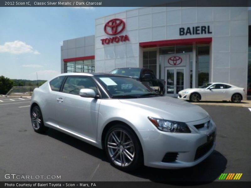 Classic Silver Metallic / Dark Charcoal 2012 Scion tC