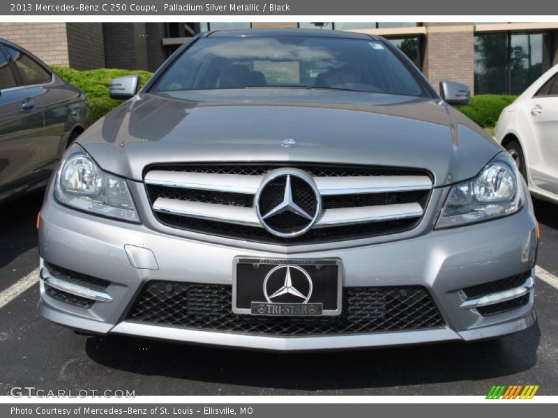 Palladium Silver Metallic / Black 2013 Mercedes-Benz C 250 Coupe