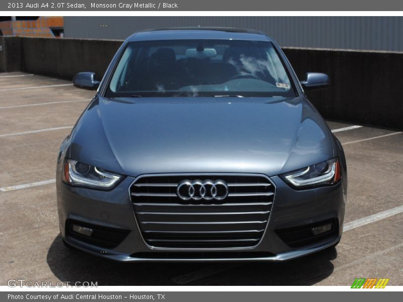 Monsoon Gray Metallic / Black 2013 Audi A4 2.0T Sedan