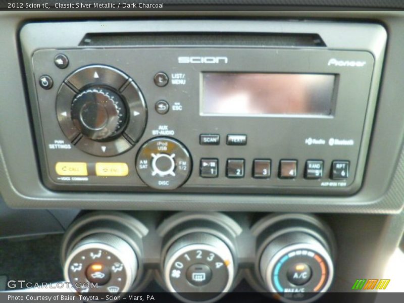 Classic Silver Metallic / Dark Charcoal 2012 Scion tC