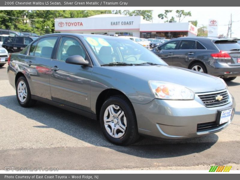 Silver Green Metallic / Titanium Gray 2006 Chevrolet Malibu LS Sedan
