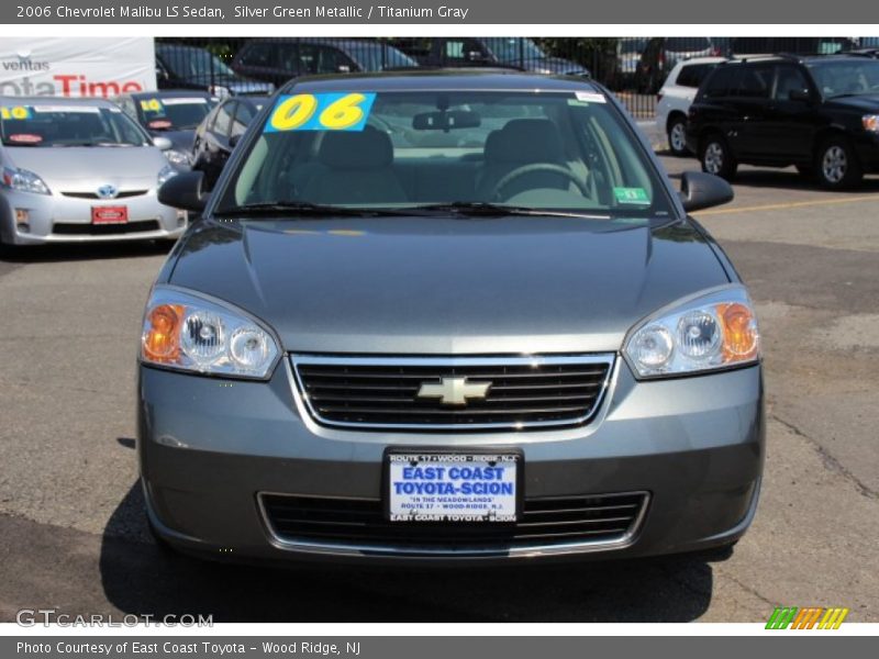 Silver Green Metallic / Titanium Gray 2006 Chevrolet Malibu LS Sedan