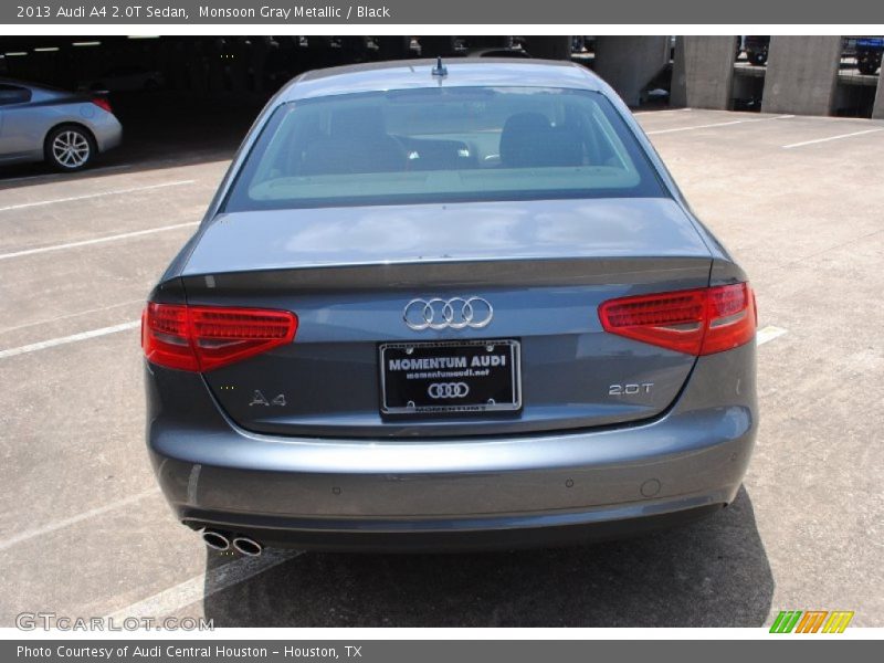 Monsoon Gray Metallic / Black 2013 Audi A4 2.0T Sedan