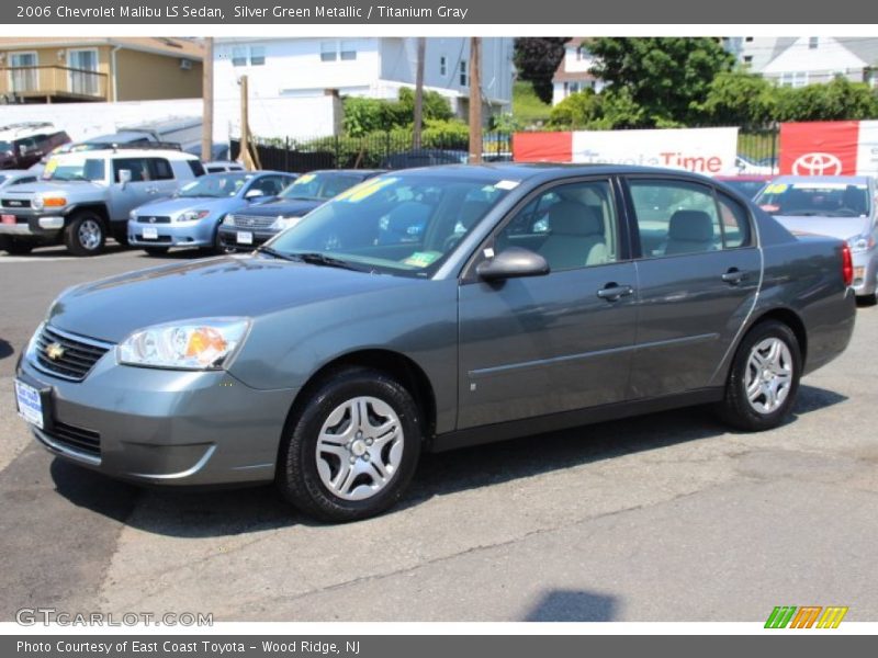 Silver Green Metallic / Titanium Gray 2006 Chevrolet Malibu LS Sedan