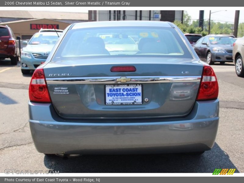 Silver Green Metallic / Titanium Gray 2006 Chevrolet Malibu LS Sedan