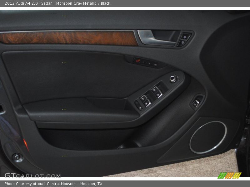 Monsoon Gray Metallic / Black 2013 Audi A4 2.0T Sedan