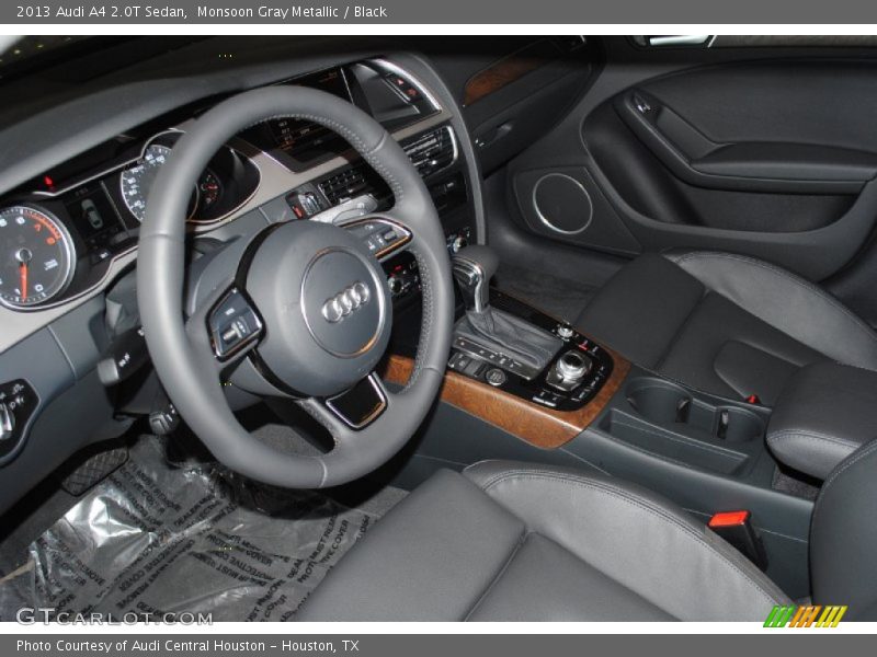 Monsoon Gray Metallic / Black 2013 Audi A4 2.0T Sedan