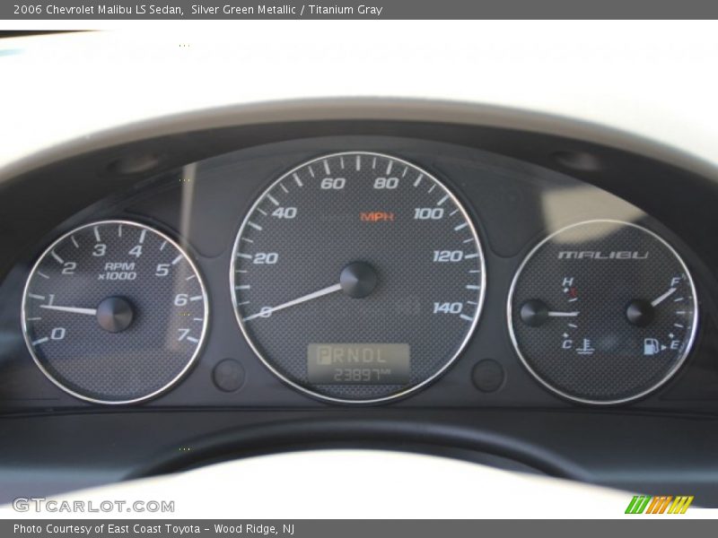 Silver Green Metallic / Titanium Gray 2006 Chevrolet Malibu LS Sedan