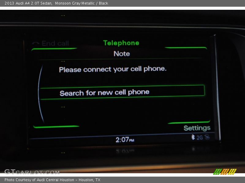 Monsoon Gray Metallic / Black 2013 Audi A4 2.0T Sedan