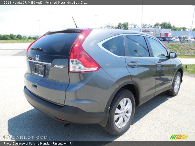 Polished Metal Metallic / Gray 2013 Honda CR-V EX AWD