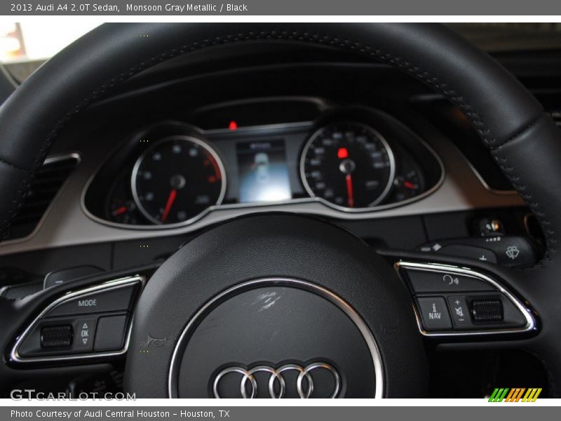 Monsoon Gray Metallic / Black 2013 Audi A4 2.0T Sedan