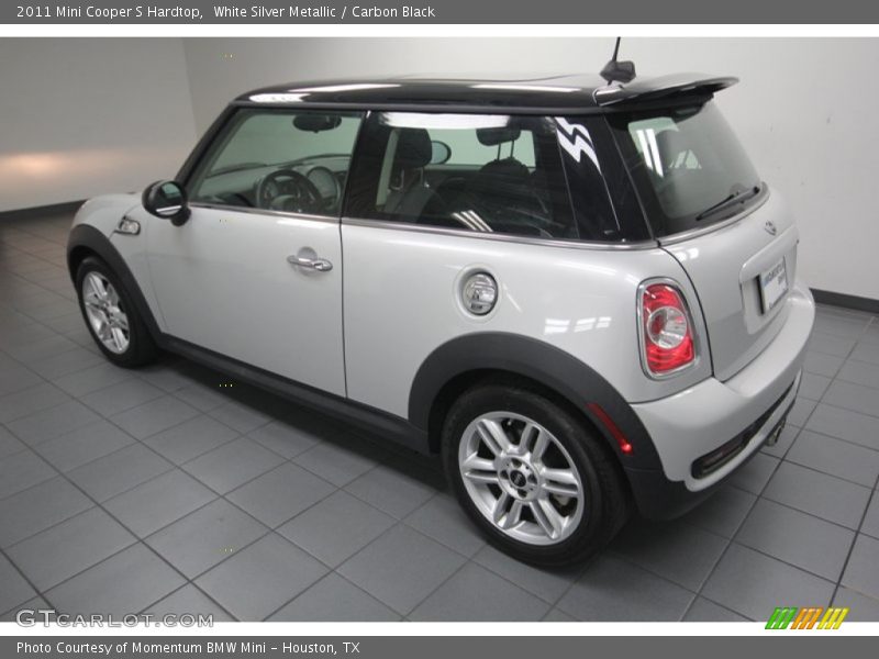 White Silver Metallic / Carbon Black 2011 Mini Cooper S Hardtop