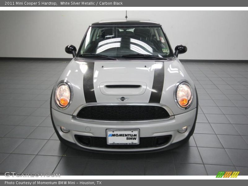 White Silver Metallic / Carbon Black 2011 Mini Cooper S Hardtop