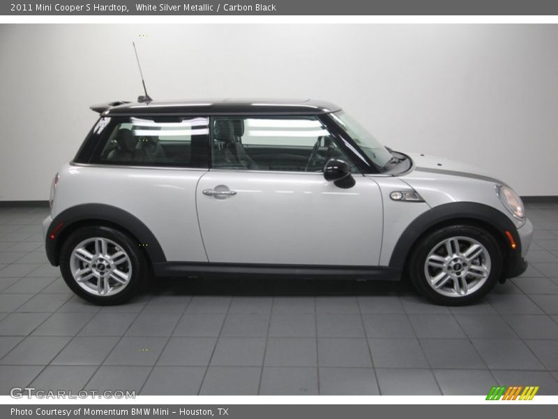 White Silver Metallic / Carbon Black 2011 Mini Cooper S Hardtop