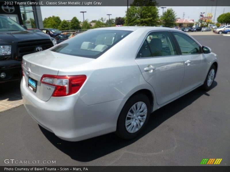 Classic Silver Metallic / Light Gray 2012 Toyota Camry LE
