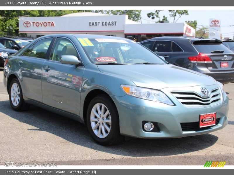 Aloe Green Metallic / Ash 2011 Toyota Camry XLE