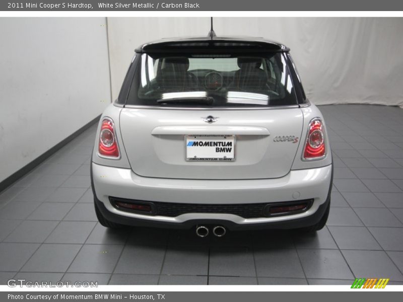 White Silver Metallic / Carbon Black 2011 Mini Cooper S Hardtop