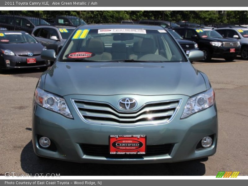 Aloe Green Metallic / Ash 2011 Toyota Camry XLE