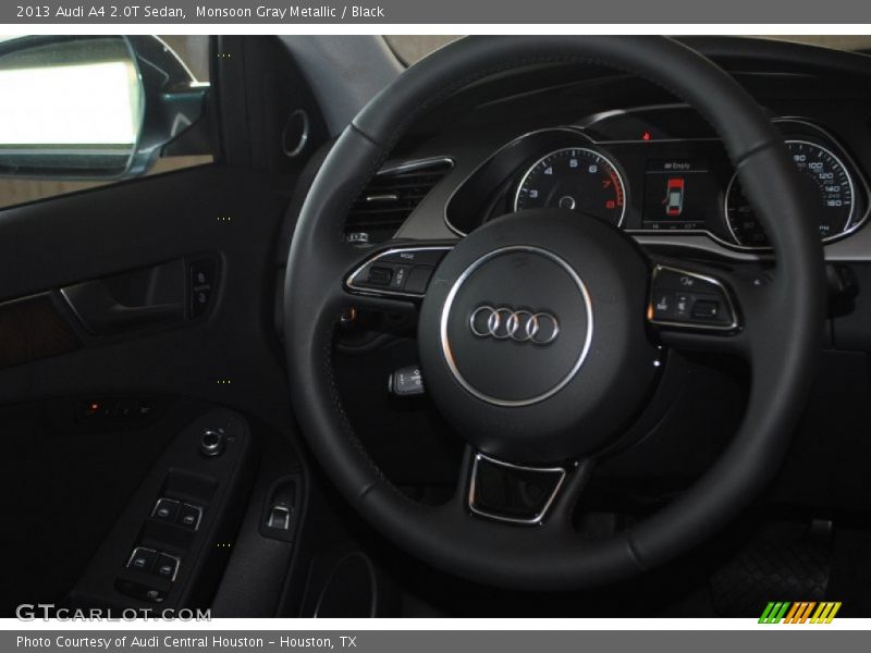 Monsoon Gray Metallic / Black 2013 Audi A4 2.0T Sedan