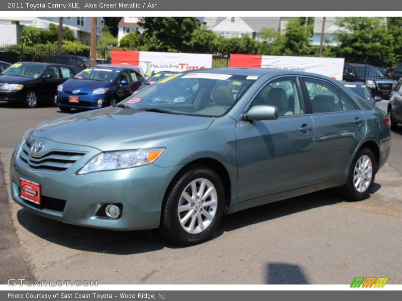 Aloe Green Metallic / Ash 2011 Toyota Camry XLE
