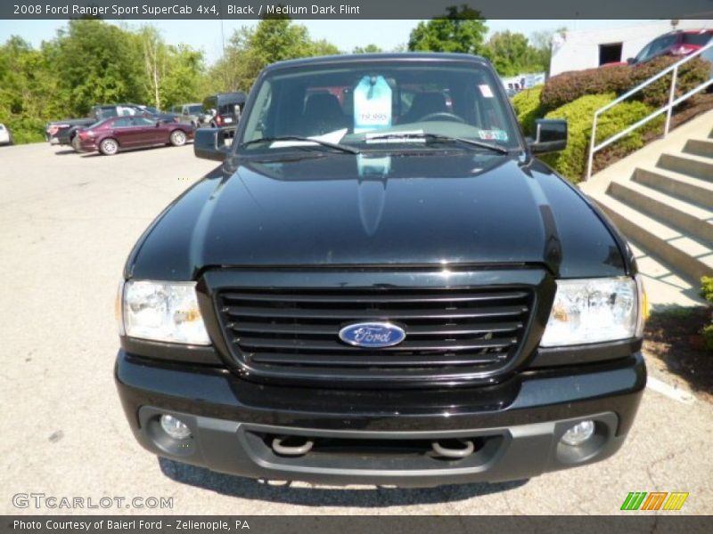 Black / Medium Dark Flint 2008 Ford Ranger Sport SuperCab 4x4