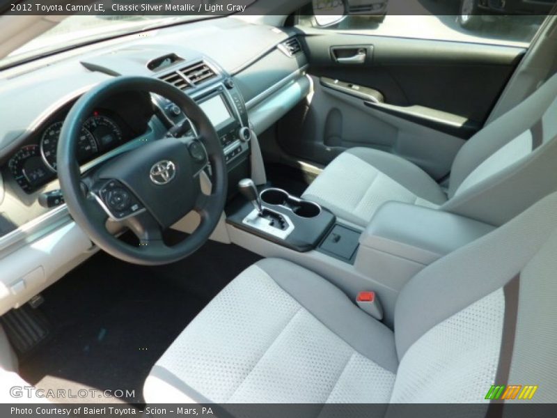 Classic Silver Metallic / Light Gray 2012 Toyota Camry LE