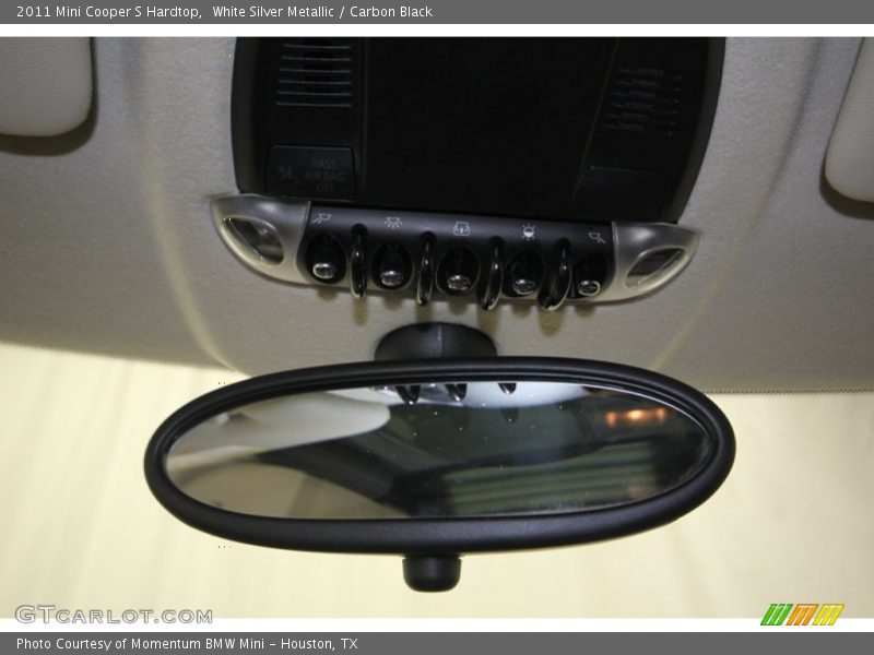 White Silver Metallic / Carbon Black 2011 Mini Cooper S Hardtop