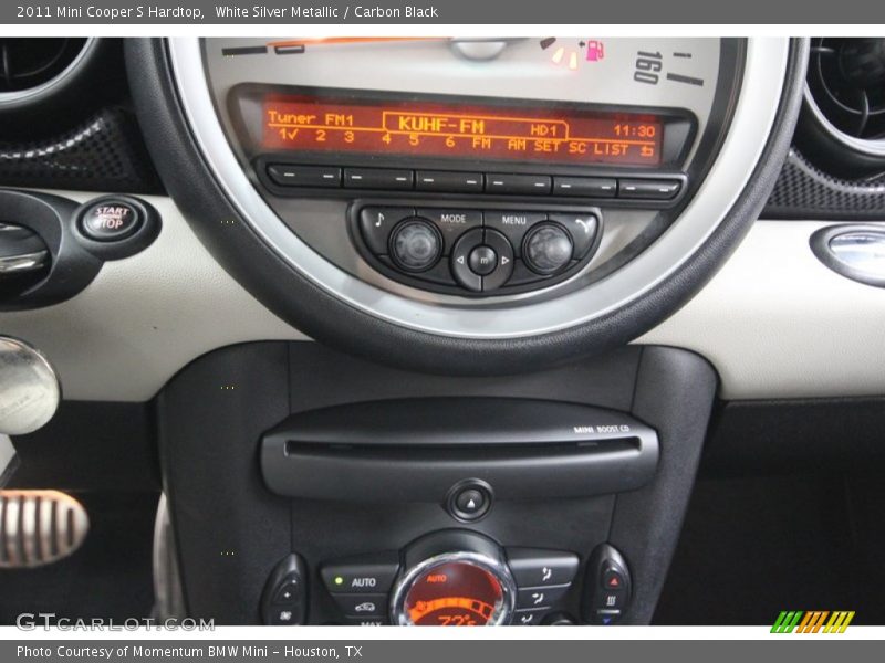 White Silver Metallic / Carbon Black 2011 Mini Cooper S Hardtop