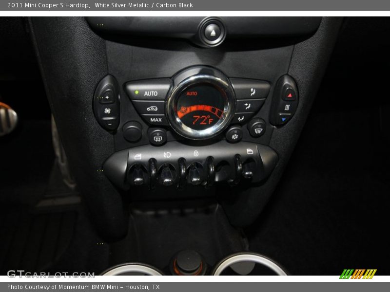 White Silver Metallic / Carbon Black 2011 Mini Cooper S Hardtop