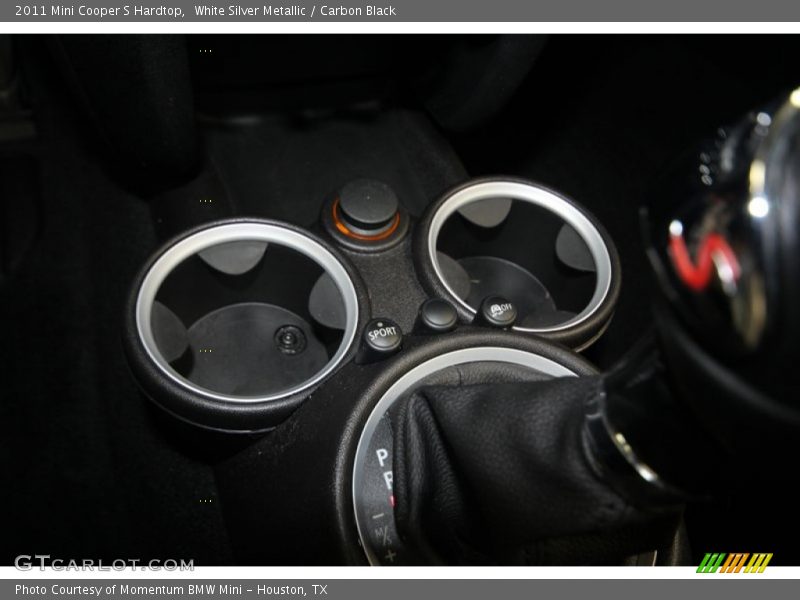 White Silver Metallic / Carbon Black 2011 Mini Cooper S Hardtop