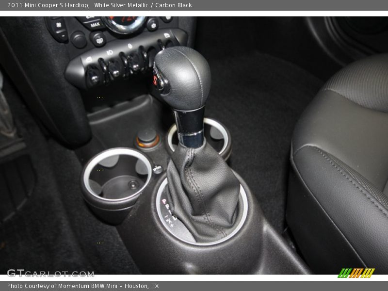 White Silver Metallic / Carbon Black 2011 Mini Cooper S Hardtop