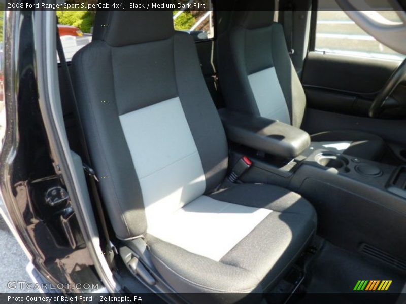 Black / Medium Dark Flint 2008 Ford Ranger Sport SuperCab 4x4