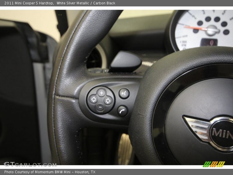 White Silver Metallic / Carbon Black 2011 Mini Cooper S Hardtop