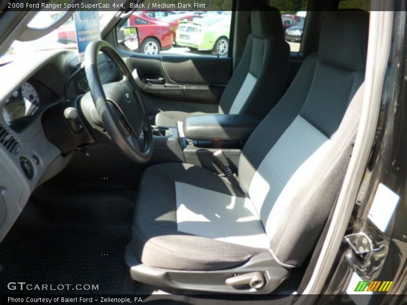 Black / Medium Dark Flint 2008 Ford Ranger Sport SuperCab 4x4