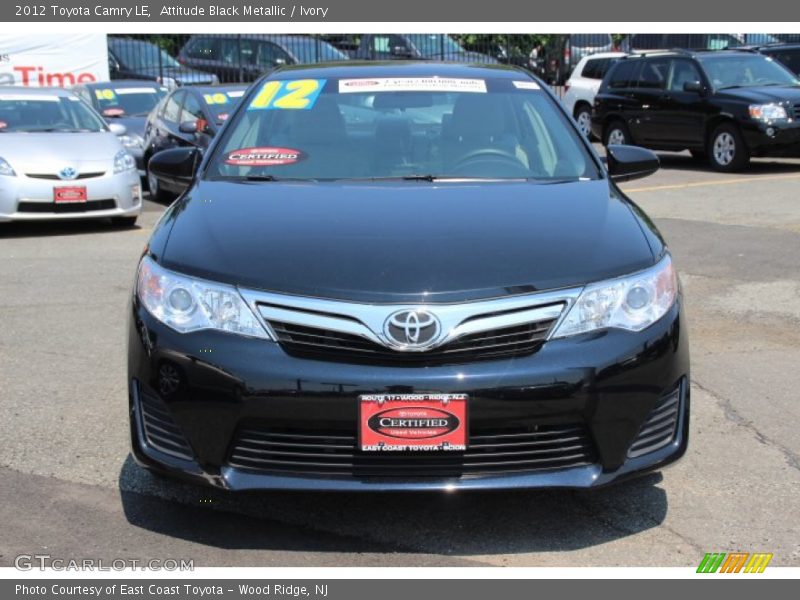 Attitude Black Metallic / Ivory 2012 Toyota Camry LE