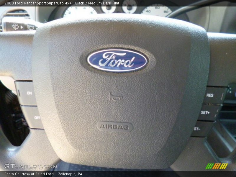 Black / Medium Dark Flint 2008 Ford Ranger Sport SuperCab 4x4
