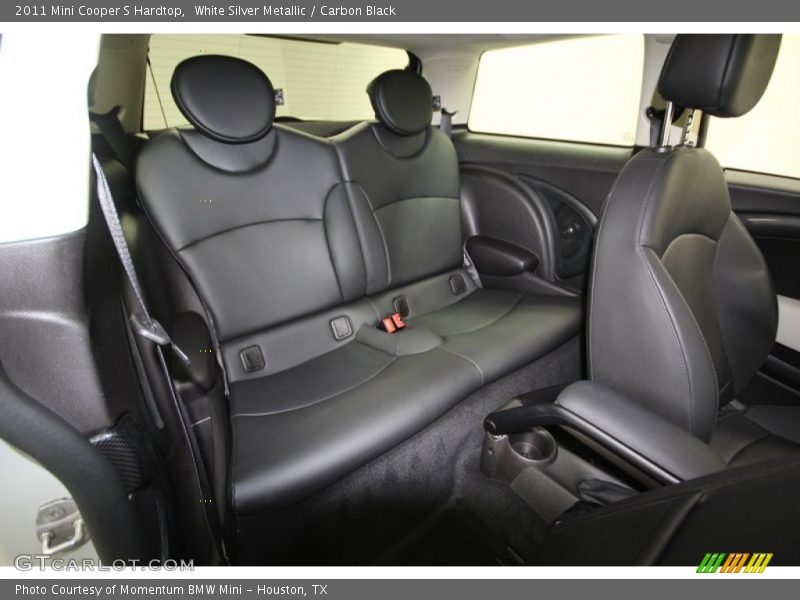 White Silver Metallic / Carbon Black 2011 Mini Cooper S Hardtop