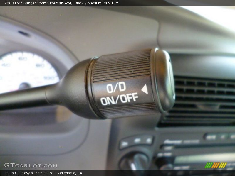Black / Medium Dark Flint 2008 Ford Ranger Sport SuperCab 4x4