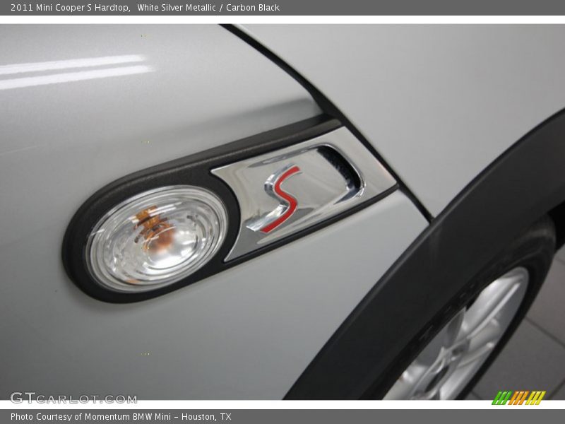 White Silver Metallic / Carbon Black 2011 Mini Cooper S Hardtop