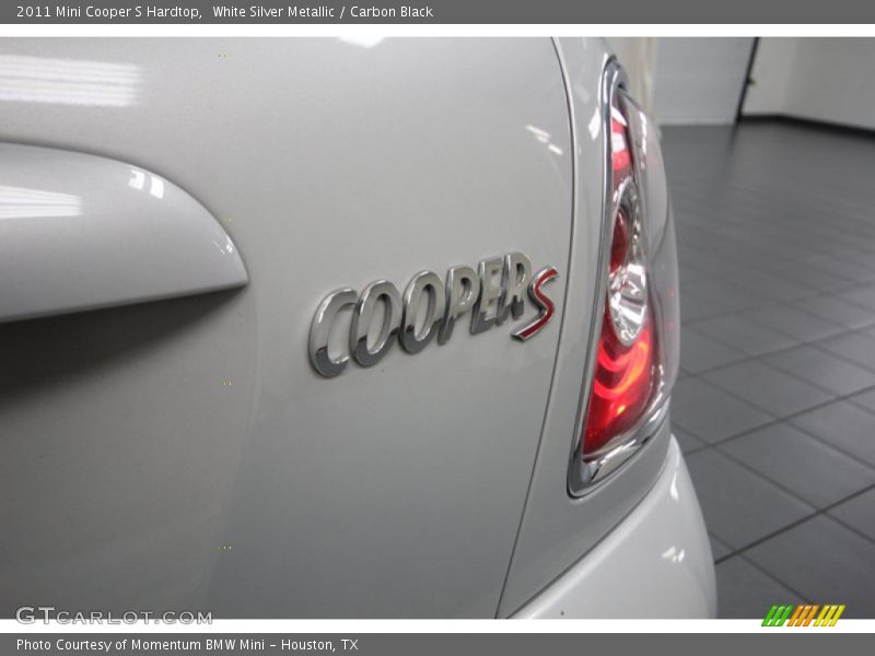 White Silver Metallic / Carbon Black 2011 Mini Cooper S Hardtop